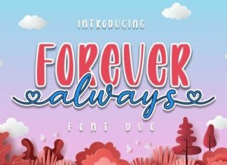 Forever Script Font Duo