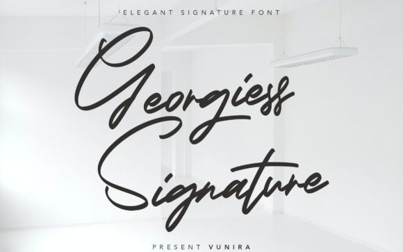 Georgiess Script Font