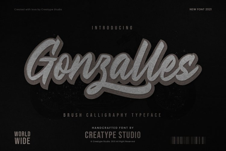 Gonzalles Script Font