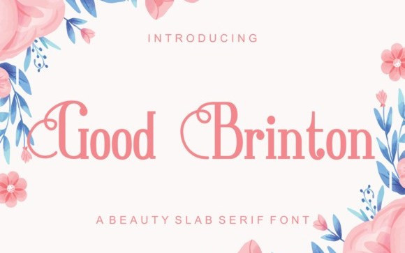 Good Brinton Slab Serif Font