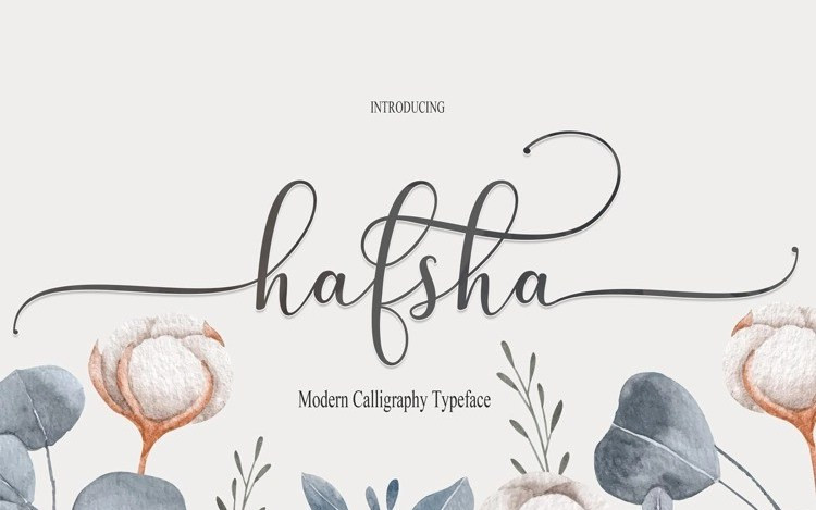 Hafsha Calligraphy Font