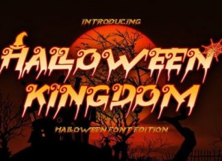 Halloween Kingdom Display Font