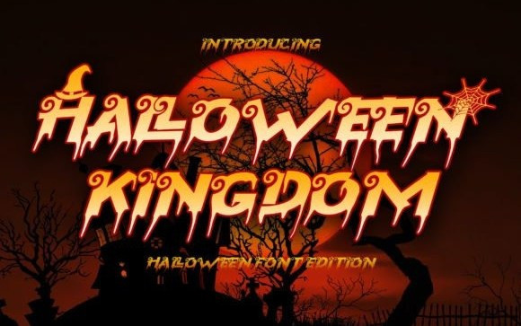 Halloween Kingdom Display Font