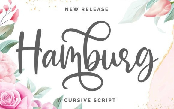 Hamburg Calligraphy Font