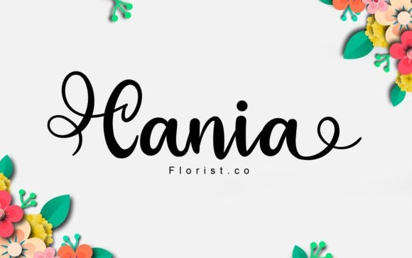 Haney Lovely Calligraphy Font