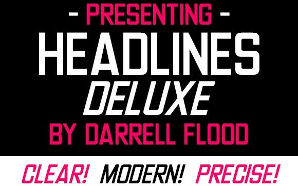 Headlines Deluxe Sans Serif Font