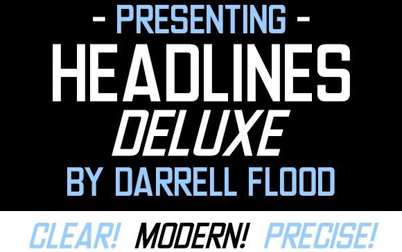 Headlines Deluxe Sans Serif Font