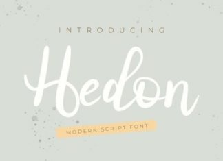 Hedon Script Font