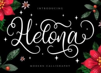 Helona Calligraphy Font