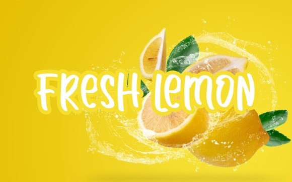 Hey Lemon Display Font