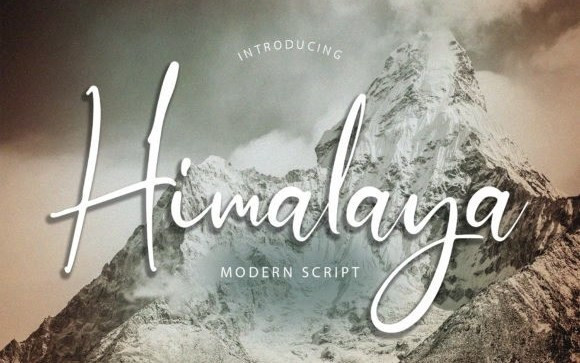 Himalaya Handwritten Font