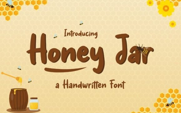 Honey Jar Display Font