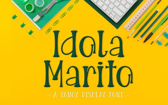 Idola Marito Display Font