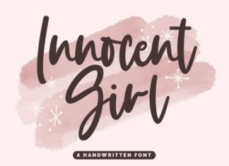 Innocent Girl Script Font