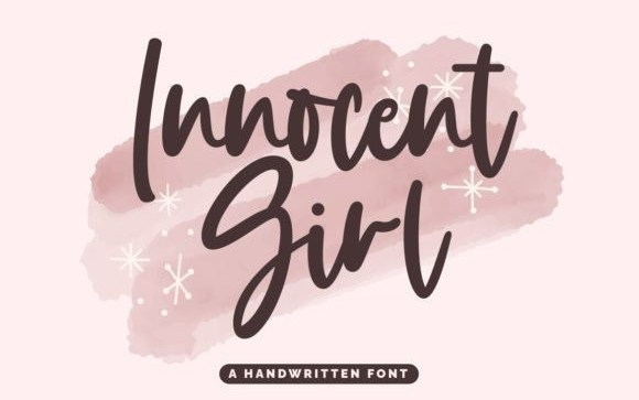 Innocent Girl Script Font