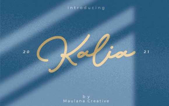 Kalia Script Font