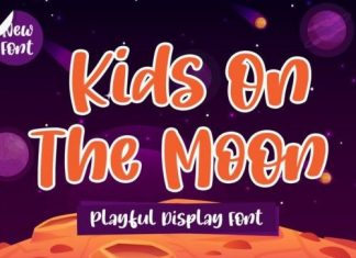 Kids On The Moon Script Font