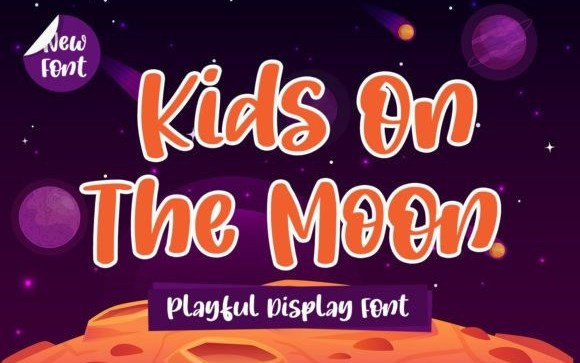 Kids On The Moon Script Font