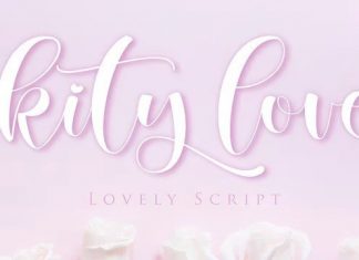 Kity Love Calligraphy Font