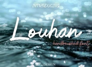Louhan Brush Font