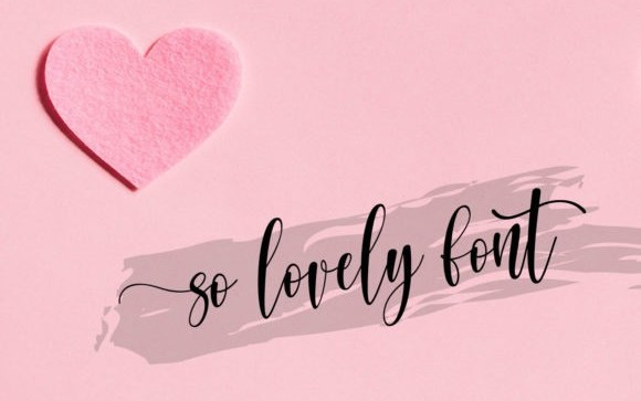 Loved Heart Script Font