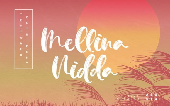 Mellina Nidda Brush Font