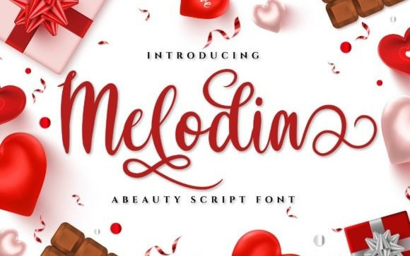 Melodia Calligraphy Font