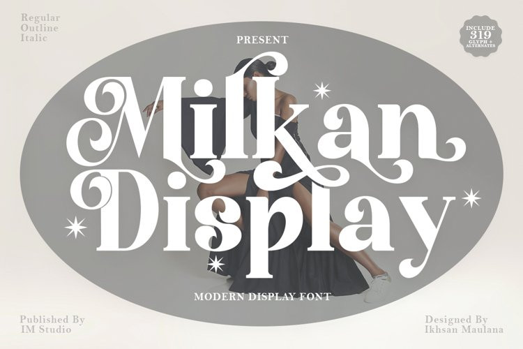 Milkan Serif Font