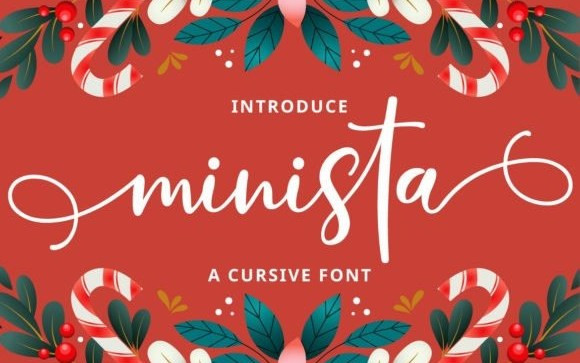 Minista Calligraphy Font