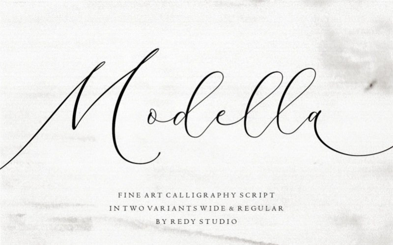 Modella Calligraphy Font