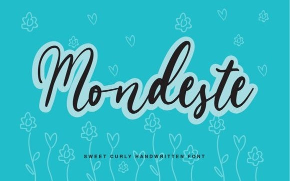 Mondeste Script Font