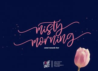 Misty Morning Calligraphy Font