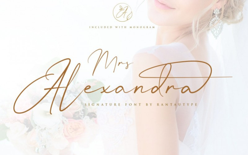 Mrs Alexandra Script Font