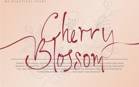 My Beautiful Story Script Font