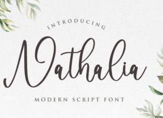 Nathalia Script Font