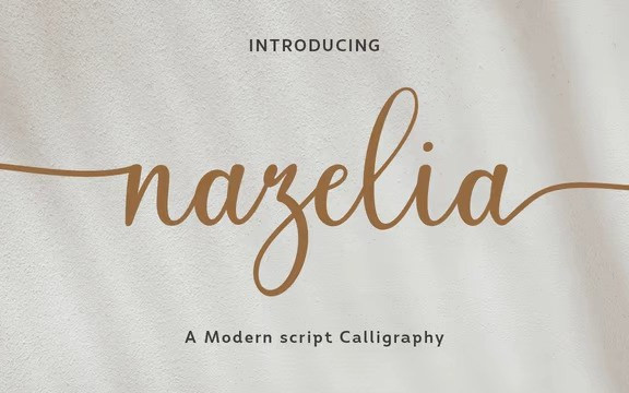 Nazelia Script Font