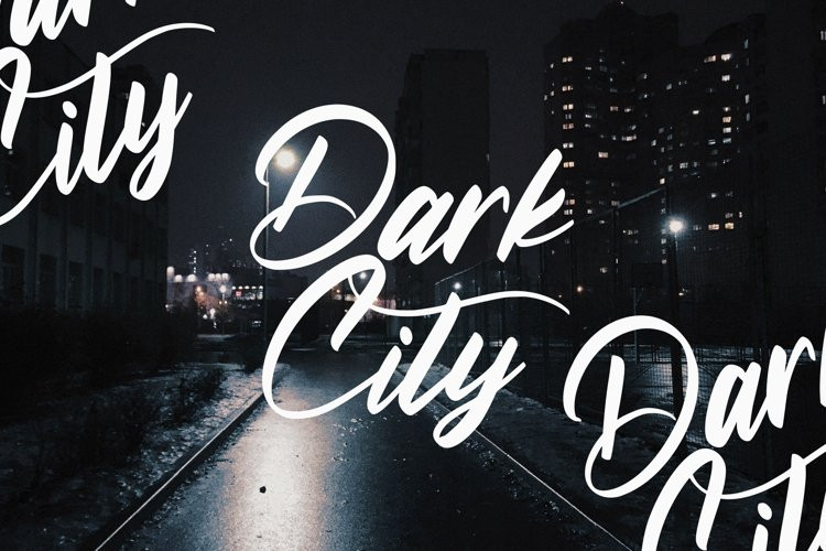 Nighttime Script Font