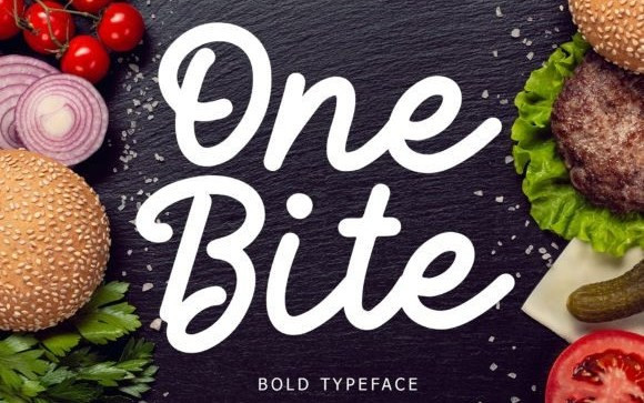 One Bite Script Font