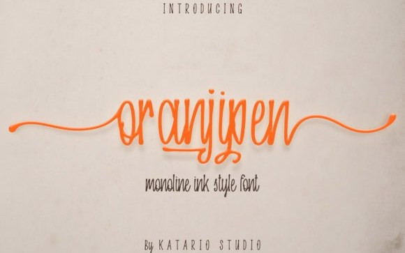 Oranjipen Handwritten Font