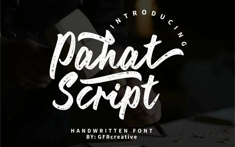 Pahat Brush Font