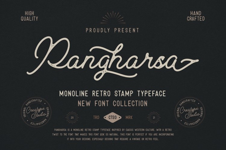 Pangharsa Script Font