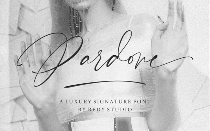 Pardone Calligraphy Font