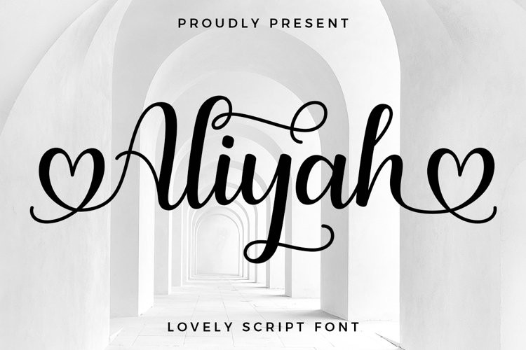 Aliyah Calligraphy Font