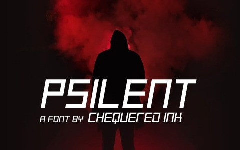 Psilent Display Font