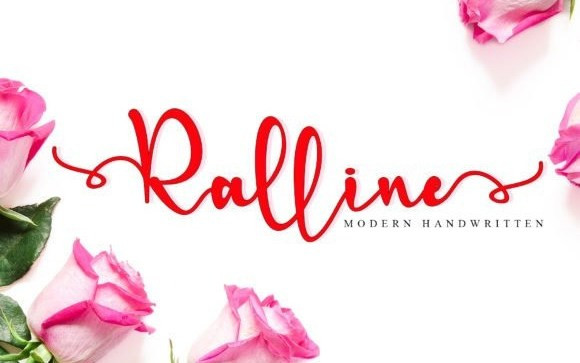 Ralline Calligraphy Font