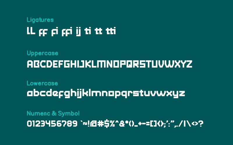 Robot Display Font