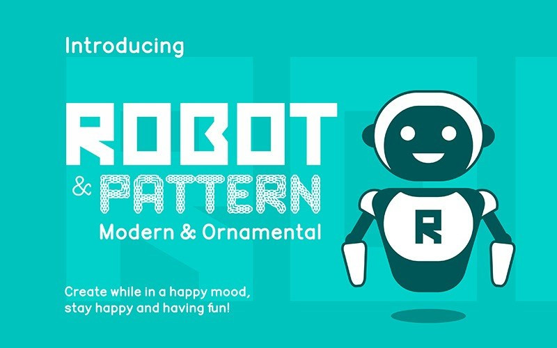 Robot Display Font