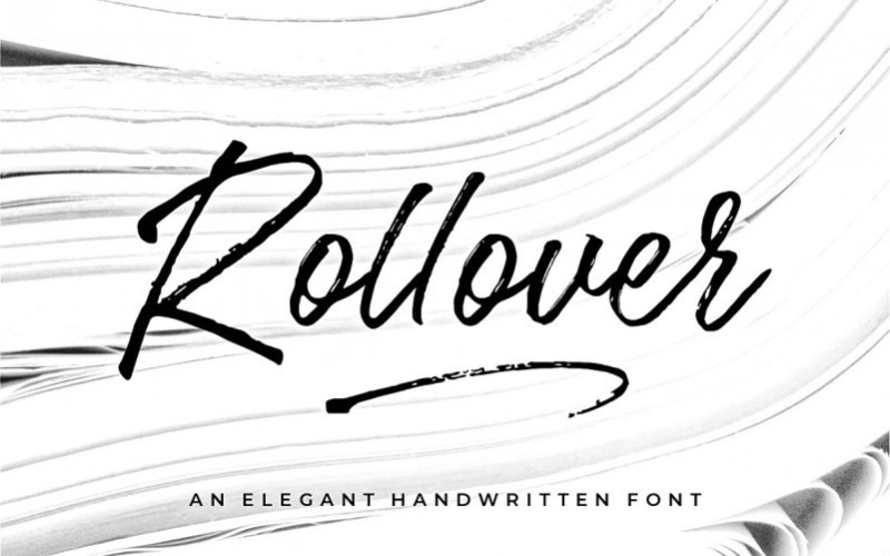 Rollover Script Font