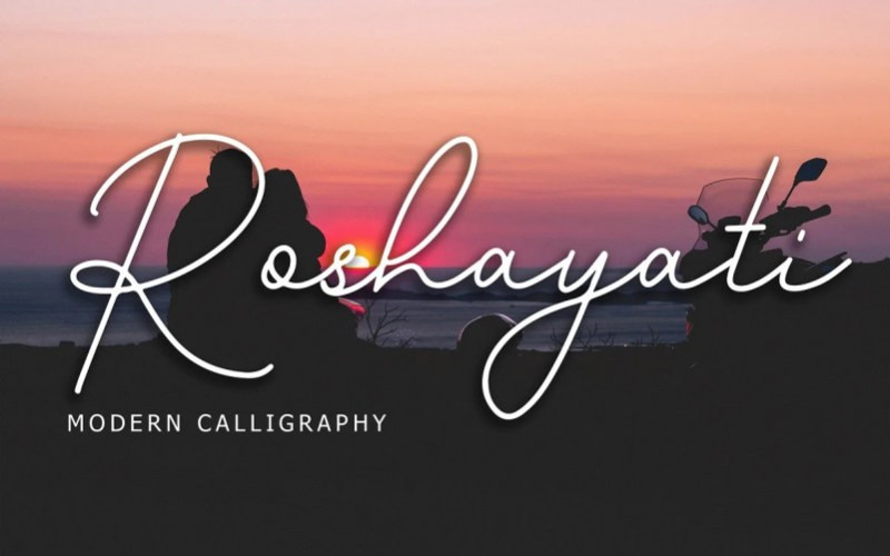Roshayati Script Font