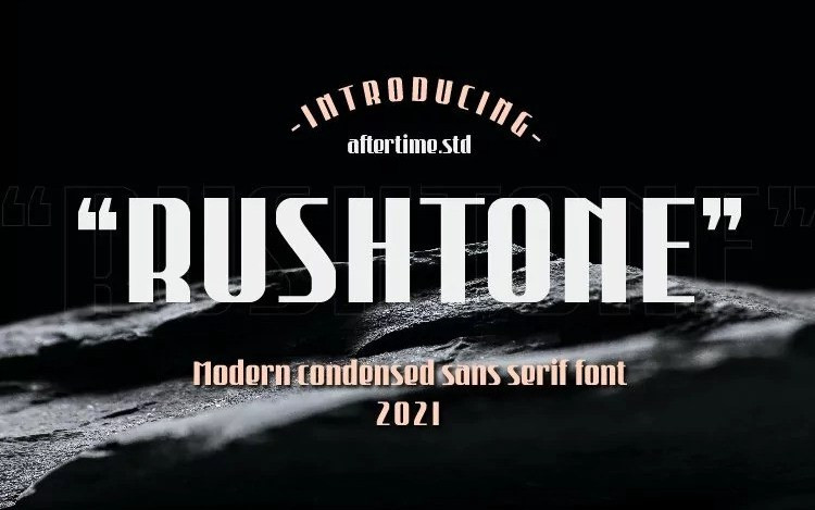 Rushtone Sans Serif Font